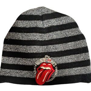The Rolling Stones Black & Gray 50th Anniversary Tour Unisex Beanie Cap